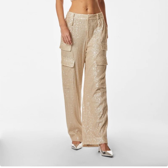 Noli Women’s Sequin Pants NWT - Picture 2 of 7